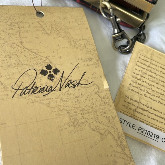 Patricia Nash Plaid Tartan Clutch with chain NWT - Picture 9 of 13